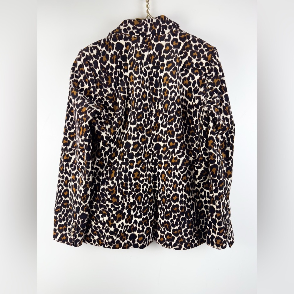 J crew Preppy Parke blazer in leopard stretch corduroy Blazer - Picture 8 of 9